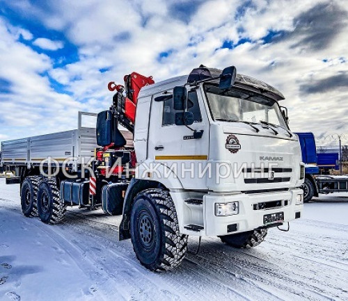 КАМАЗ 43118 с КМУ  FASSI F215A.0.22